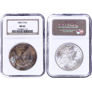 United States 1 Dollar 1885 NGC MS 62