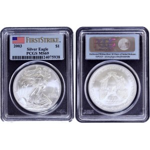 United States 1 Dollar 2003 PCGS MS 69