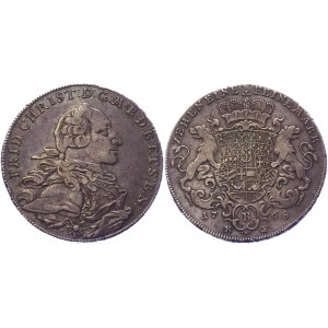 German States Brandenburg-Bayreuth 1 Taler 1768 B RE