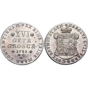 German States Brunswick-Wolfenbüttel 16 Gute Groschen 1783