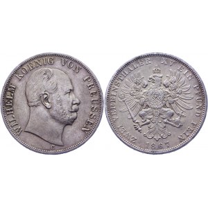 German States Prussia 2 Vereinsthaler / 3-1/2 Gulden 1867 C
