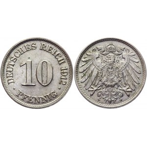 Germany - Empire 10 Pfennig 1912 J
