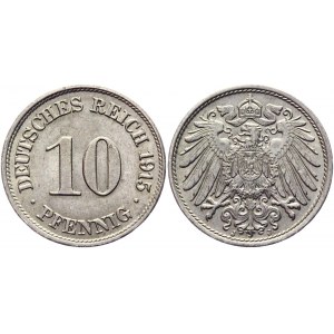 Germany - Empire 10 Pfennig 1915 J