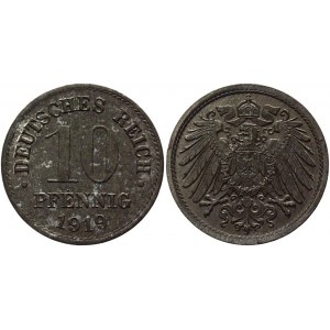 Germany - Empire 10 Pfennig 1919