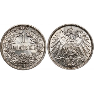 Germany - Empire 1 Mark 1915 F