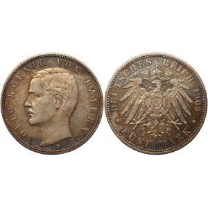 Germany - Empire Bavaria 5 Mark 1903 D