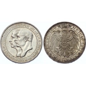 Germany - Empire Prussia 3 Mark 1911 A