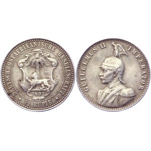German East Africa 1/2 Rupie 1891