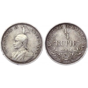 German East Africa 1/4 Rupie 1904 A