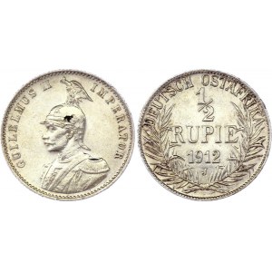 German East Africa 1/2 Rupie 1912 J