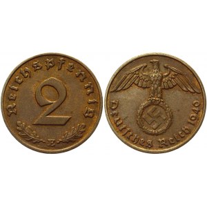 Germany - Third Reich 2 Reichspfennig 1940 E