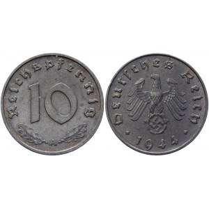 Germany - Third Reich 10 Reichspfennig 1944 A