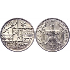 Germany - Weimar Republic 3 Reichsmark 1927 A