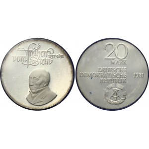 Germany - DDR 20 Mark 1981 Proof