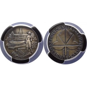 Germany - FRG Silver Medal Buga Karlsruhe 1967 PCGS SP 62