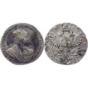 Russia Poltina 1739 СПБ R