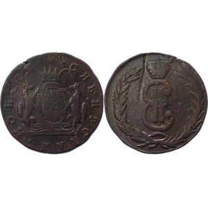 Russia - Siberia 2 Kopeks 1766 R2