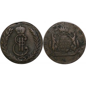 Russia - Siberia 5 Kopeks 1776 КМ