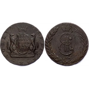 Russia - Siberia 10 Kopeks 1766