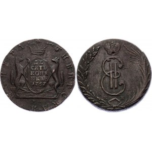 Russia - Siberia 10 Kopeks 1767 КМ