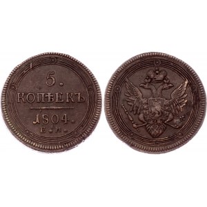 Russia 5 Kopeks 1804 EM