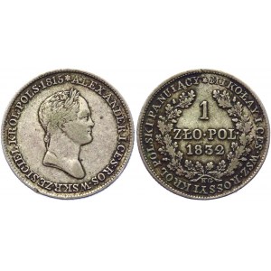 Russia - Poland 1 Zloty 1832 KG
