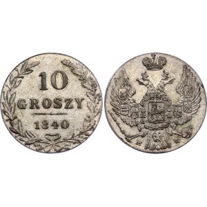 Russia - Poland 10 Groszy 1840 MW