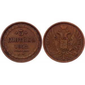 Russia 3 Kopeks 1852 EM
