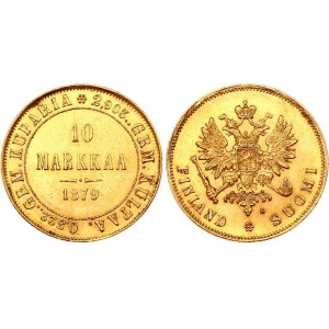 Russia - Finland 10 Markkaa 1879 S