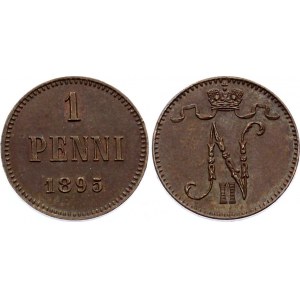 Russia - Finland 1 Penni 1895