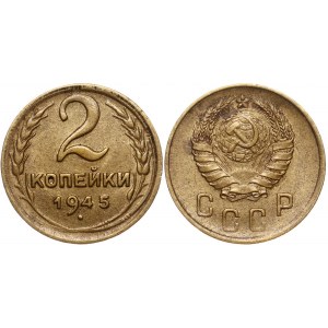 Russia - USSR 2 Kopeks 1945