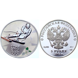 Russian Federation 3 Roubles 2014 СПМД