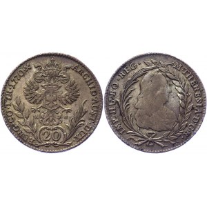 Austria 20 Kreuzer 1770 AS