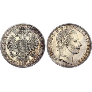 Austria 1 Florin 1859 A