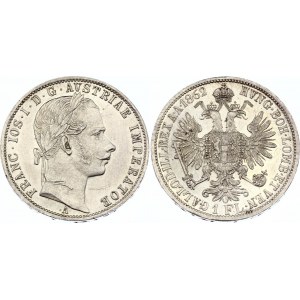 Austria 1 Florin 1862 A