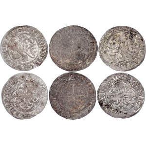 Bohemia Prague 3 x 1 Groschen 1378 - 1419 Vaclav IV