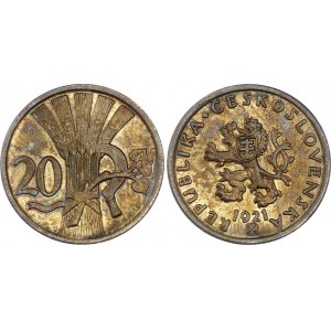 Czechoslovakia 20 Haleru 1921