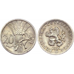 Czechoslovakia 20 Haleru 1925