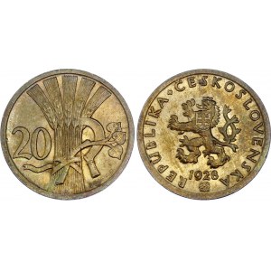 Czechoslovakia 20 Haleru 1928