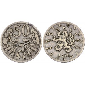 Czechoslovakia 50 Haleru 1926