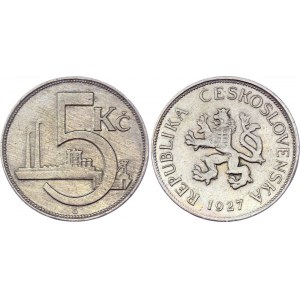 Czechoslovakia 5 Korun 1927