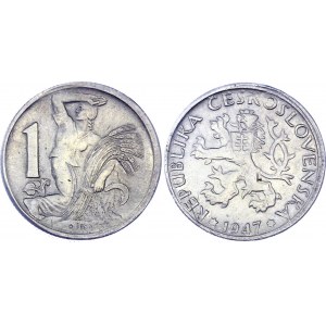 Czechoslovakia 1 Koruna 1947