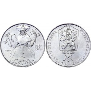 Czechoslovakia 500 Korun 1988 