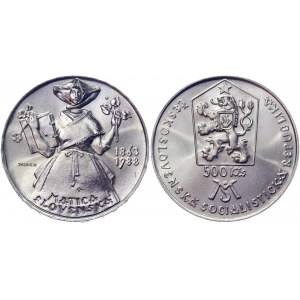 Czechoslovakia 500 Korun 1988 