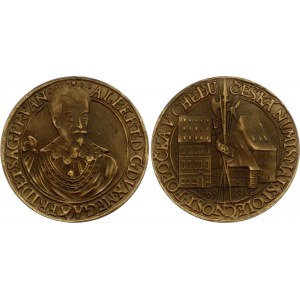 Czechoslovakia Medal 15th Anniversary of the ČNS Branch in Cheb 1984