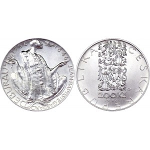 Czech Republic 200 Korun 1996