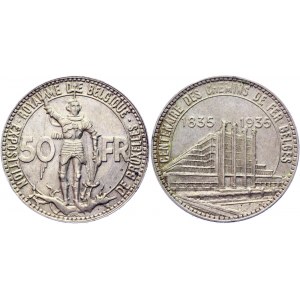 Belgium 50 Francs 1935