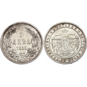 Bulgaria 5 Leva 1885