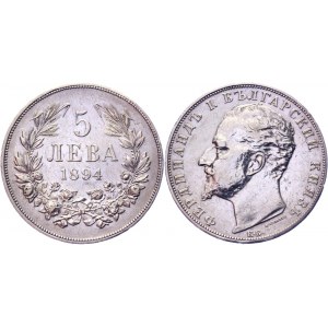 Bulgaria 5 Leva 1894 KB