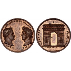France Medal On the Completion of the Arc de Triomphe 1836